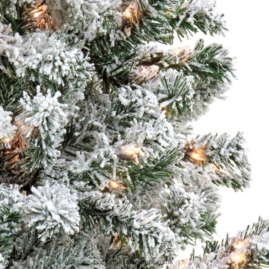 Trees | National Tree Company 75 Feet Pre-lit Artificial Frosted Bonnyville Spruce Hinged Tree 700 Clear Lights- UL F2L4F90